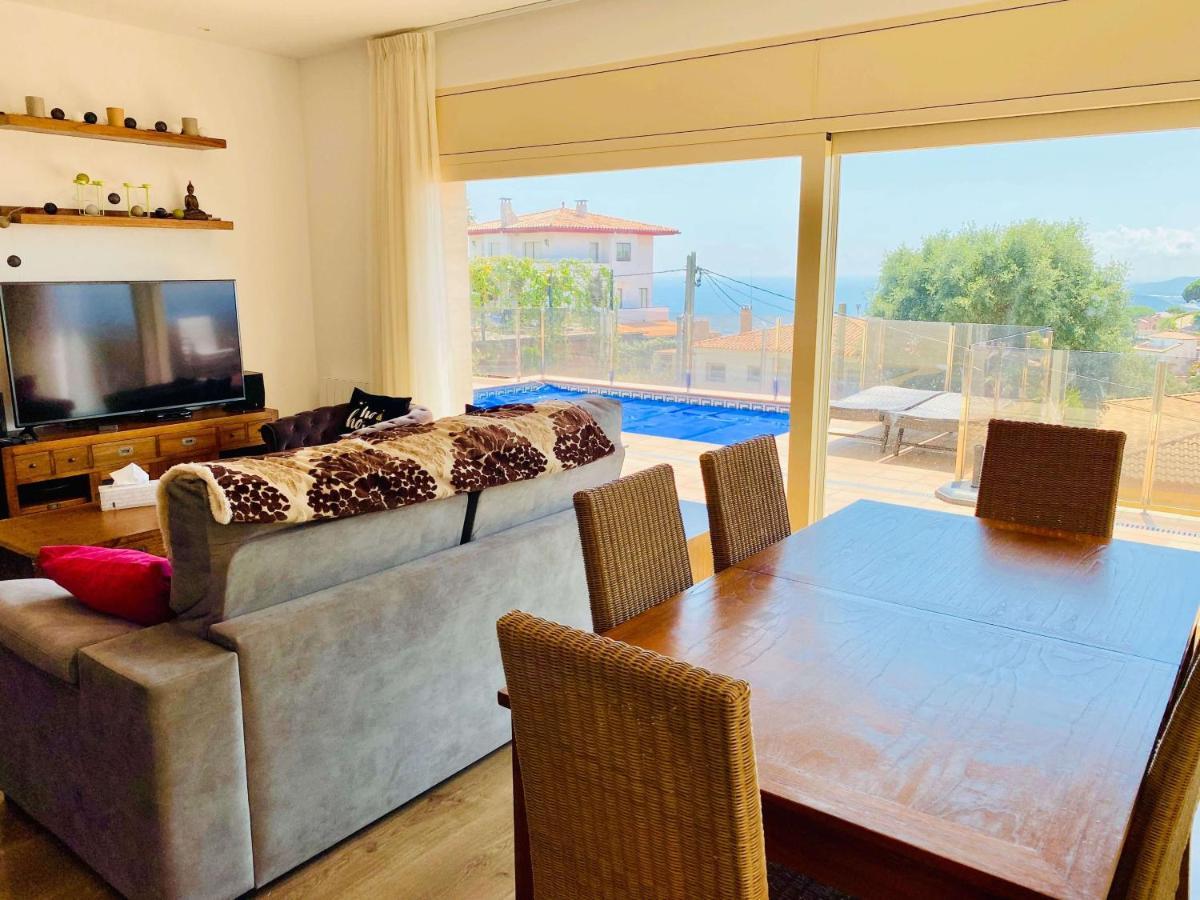 Luxury Villa Investingspain With Sea Views, Pool And Jacuzzi Лорет де Мар Екстериор снимка