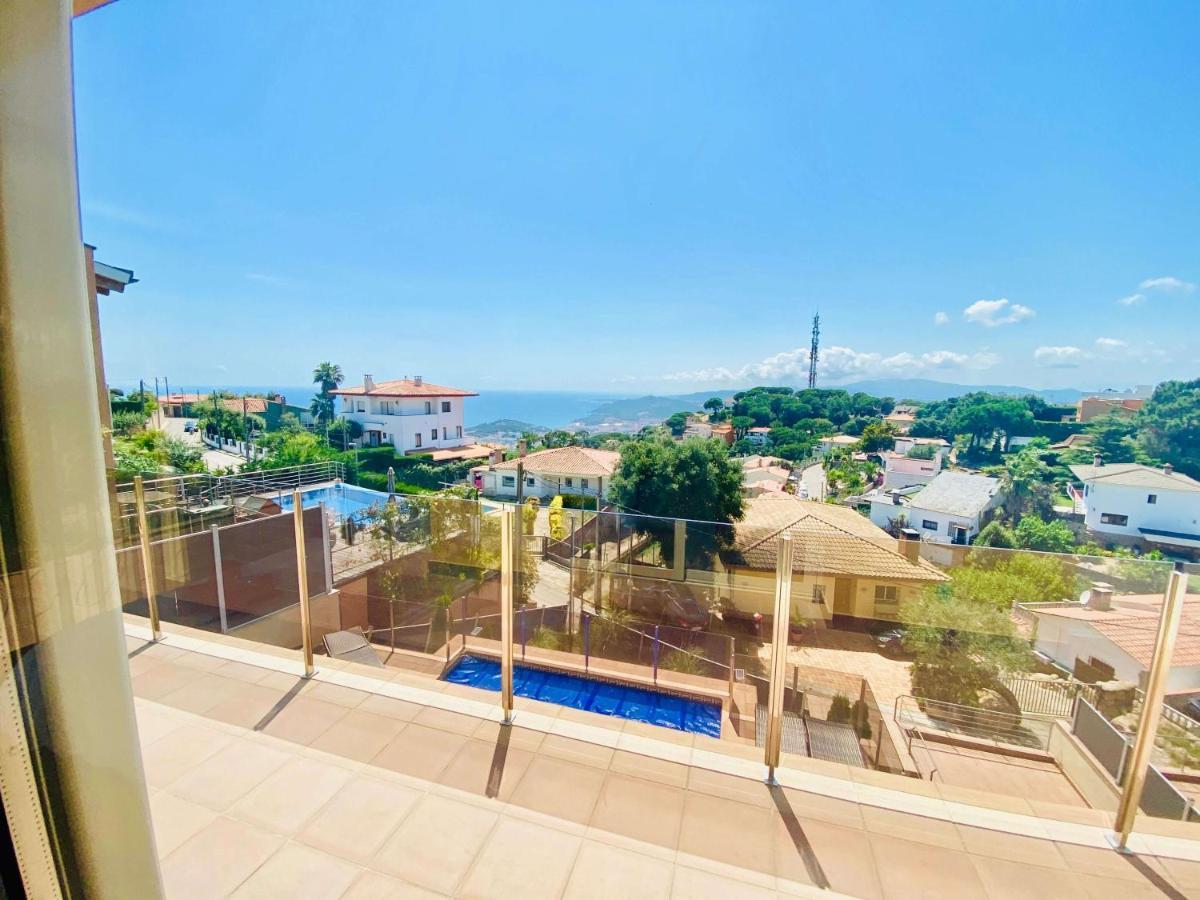Luxury Villa Investingspain With Sea Views, Pool And Jacuzzi Лорет де Мар Екстериор снимка