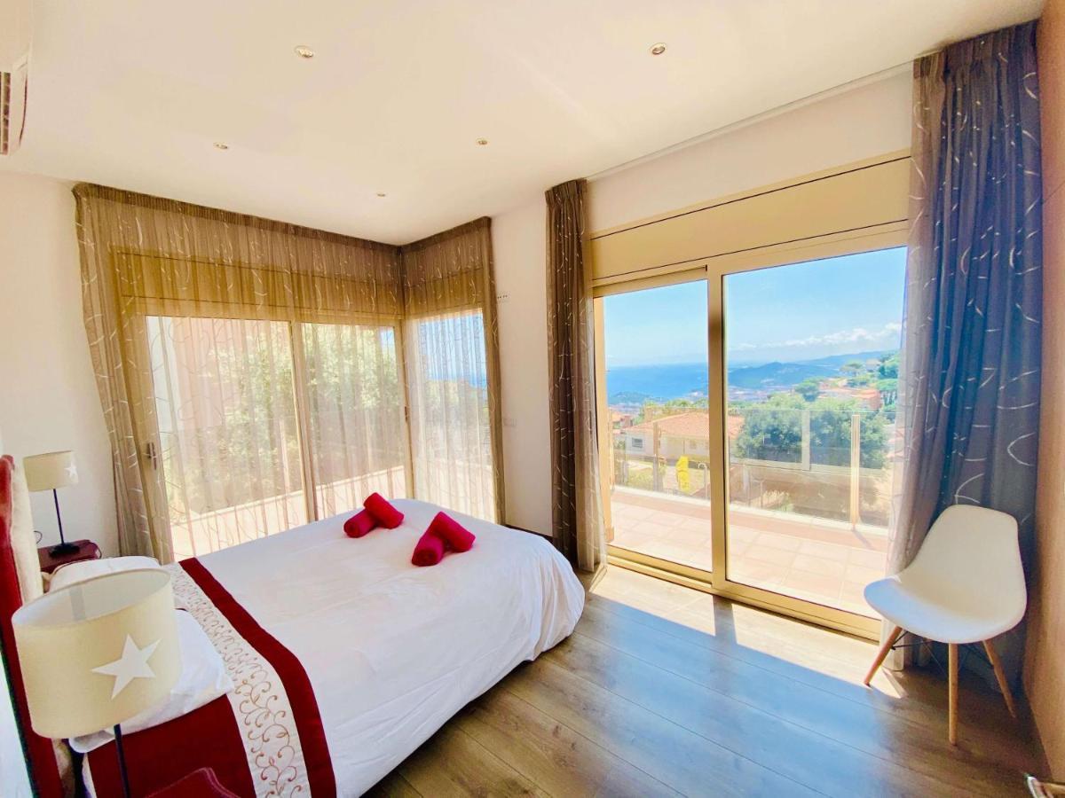 Luxury Villa Investingspain With Sea Views, Pool And Jacuzzi Лорет де Мар Екстериор снимка